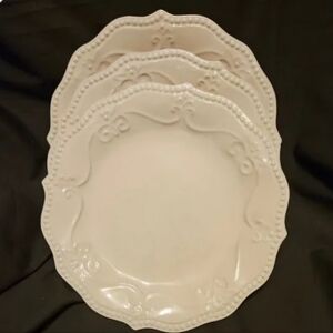 Paige-Linen White Pioneer Woman 3pc Salad Plates